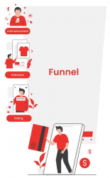 Sales-Funnel konzeptuell dargestellt